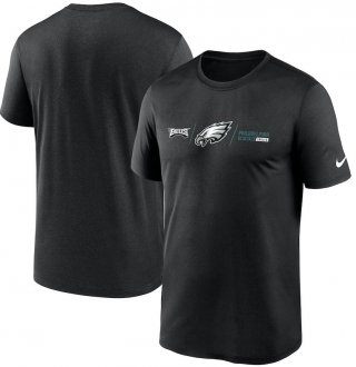 Philadelphia Eagles Nike Horizontal Lockup Legend T-Shirt - Black