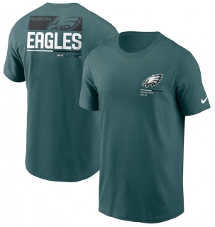 Philadelphia Eagles Nike Team Incline T-Shirt - Midnight Green