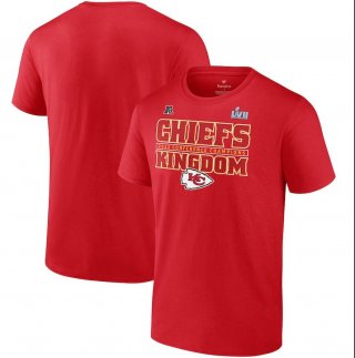 Kansas City Chiefs Fanatics Branded 2022 AFC Champions Team Slogan T-Shirt - Red
