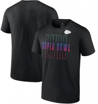 Kansas City Chiefs Fanatics Branded Super Bowl LVII Open Sky T-Shirt - Black