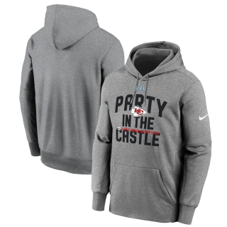 Kansas City Chiefs Nike 2022 AFC Champions gray hoodies 2