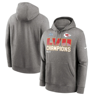 Kansas City Chiefs Nike 2022 AFC Champions gray hoodies 3