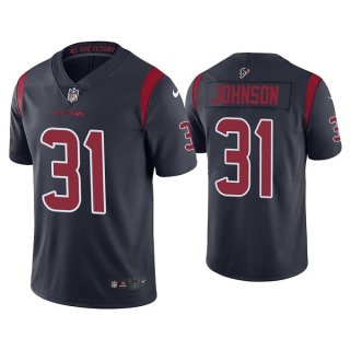 Houston Texans #31 David Johnson New Navy Color Rush Limited Stitched Jersey