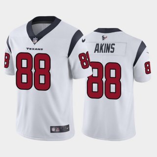 Houston Texans #88 Jordan Akins New White Vapor Untouchable Limited Stitched