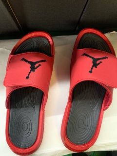Jordan 6 black red sandals