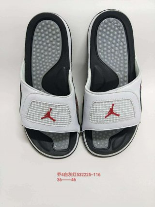 Jordan 4 gray sandals