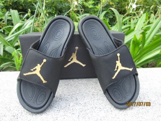 Air Jordan Hydro 6 sandals all black 2