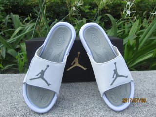 Air Jordan Hydro 6 sandals white gray