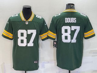 Green Bay Packers #87 Romeo Doubs Green Vapor Untouchable Limited Stitched