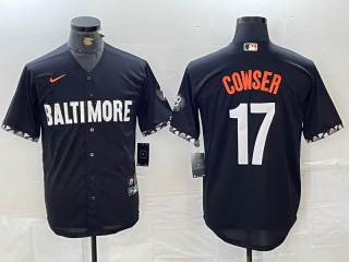 Baltimore Orioles #17 black city jersey 3