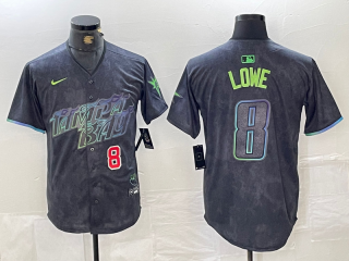 Tampa Bay Rays #8 2024 City Connect Limited Stitched Baseball Jersey 3