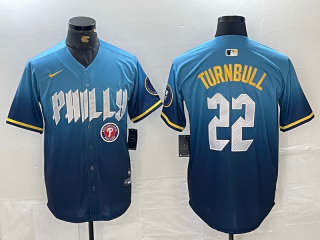 Philadelphia Phillies #22 blue 2024 City Connect Limited Stitched Jersey 4