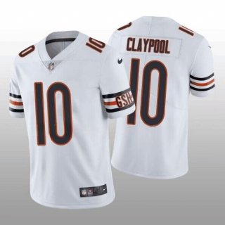 Chicago Bears #10 Chase Claypool White Vapor Untouchable Limited Stitched