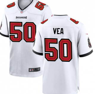 Tamp Bay Buccaneers #50 Vea white jersey