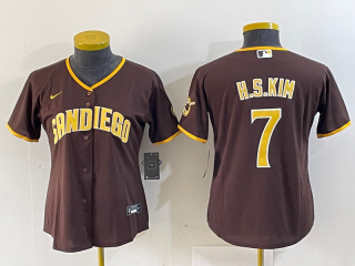 San Diego Padres #7 coffee youth jersey