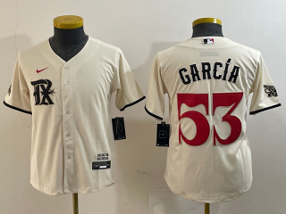 Texas Rangers #53 city youth jersey