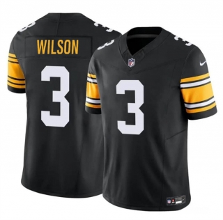 Pittsburgh Steelers #3 Russell Wilson Black F.U.S.E. Vapor Untouchable Limited