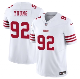 San Francisco 49ers #92 Chase Young White 2023 F.U.S.E. Stitched Football Jersey