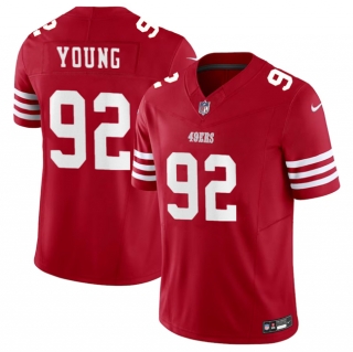 San Francisco 49ers #92 Chase Young Red 2023 F.U.S.E. Stitched Football Jersey