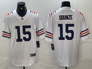 Chicago Bears #15 Rome Odunze white jersey