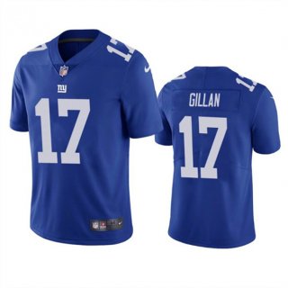New York Giants #17 Jamie Gillan Blue Vapor Untouchable Limited Stitched
