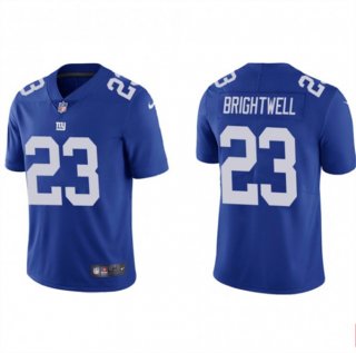 New York Giants #23 Gary Brightwell Blue Vapor Untouchable Limited Stitched