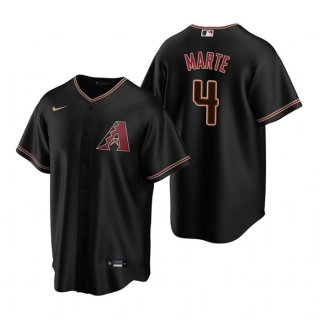 Arizona Diamondbacks #4 Ketel Marte Black Cool Base Stitched Baseball Jersey
