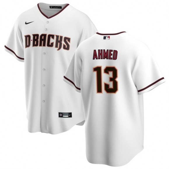 Arizona Diamondbacks #13 Nick Ahmed White Cool Base Stitched Baseball Jersey