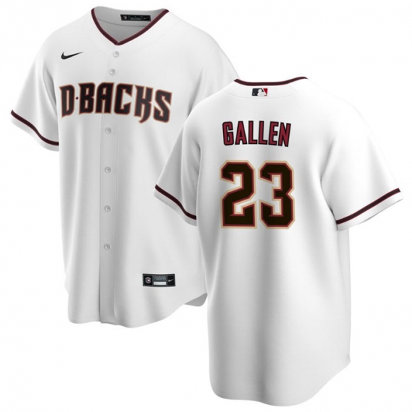 Arizona Diamondbacks #23 Zac Gallen White Cool Base Stitched Baseball Jersey