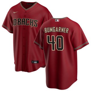 Arizona Diamondbacks #40 Madison Bumgarner Red Cool Base Stitched Baseball