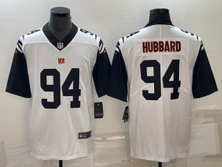 Cincinnati Bengals #94 Sam Hubbard White Color Rush Stitched Jersey