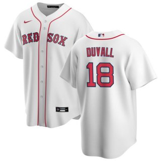Boston Red Sox #18 Adam Duvall White Cool Base Stitched Baseball Jersey