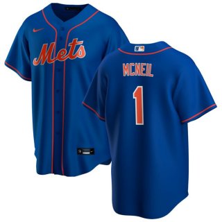 New York Mets #1 Jeff McNeil Royal Cool Base Stitched Jersey