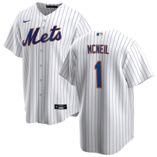 New York Mets #1 Jeff McNeil White Cool Base Stitched Jersey