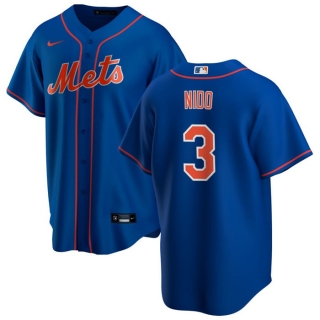New York Mets #3 Tomás Nido Royal Cool Base Stitched Jersey