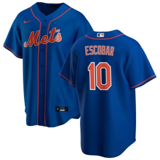 New York Mets #10 Eduardo Escobar Royal Cool Base Stitched Jersey