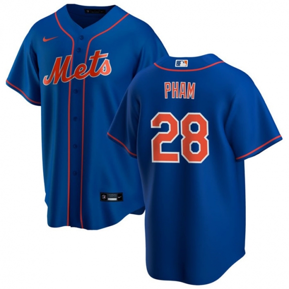 New York Mets #28 Tommy Pham Royal Cool Base Stitched Jersey