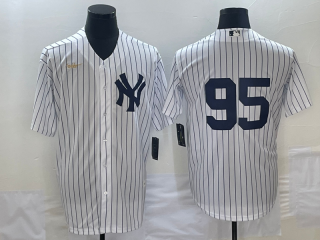 New York Yankees #95 Oswaldo Cabrera White Stitched Jersey