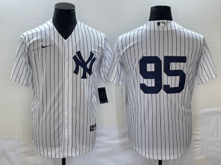 New York Yankees #95 Oswaldo Cabrera White Stitched Jersey 2