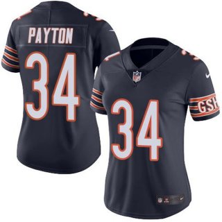 Chicago Bears #34 Walter Payton Navy Vapor Untouchable Limited Stitched