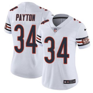 Chicago Bears #34 Walter Payton White Vapor Untouchable Limited Stitched