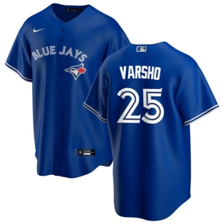 Toronto Blue Jays #25 Daulton Varsho Royal Cool Base Stitched Jersey