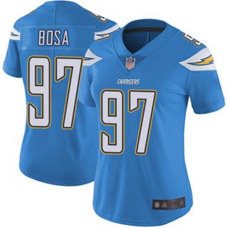 Los Angeles Chargers #97 Joey Bosa Blue Vapor Untouchable Limited Stitched
