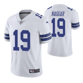 Dallas Cowboys #19 Chris Naggar White Vapor Limited Stitched Jersey
