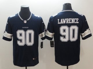 Dallas Cowboys #90 Demarcus Lawrence Navy Vapor Untouchable Limited Stitched