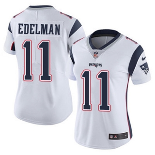 New England Patriots #11 Julian Edelman White Vapor Untouchable Stitched