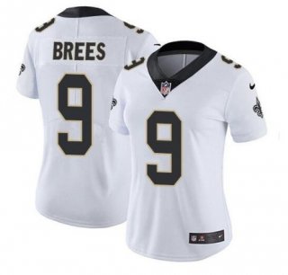 New Orleans Saints #9 Drew Brees White Vapor Untouchable Limited Stitched