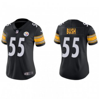 Pittsburgh Steelers #55 Devin Bush Black Vapor Untouchable Limited Stitched