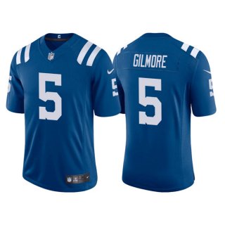 Indianapolis Colts #5 Stephon Gilmore Royal Stitched Game Jersey