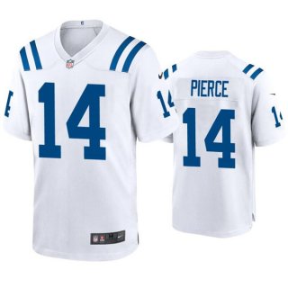 Indianapolis Colts #14 Alec Pierce White Stitched Football Jersey